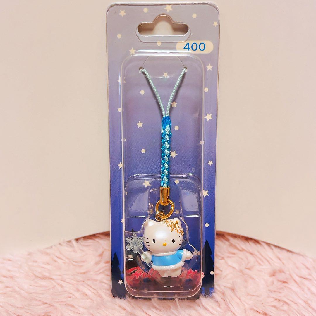 希少レア　ハローキティ　根付け　ネツケ　2002年製 スノーフェアリー　サンリオ