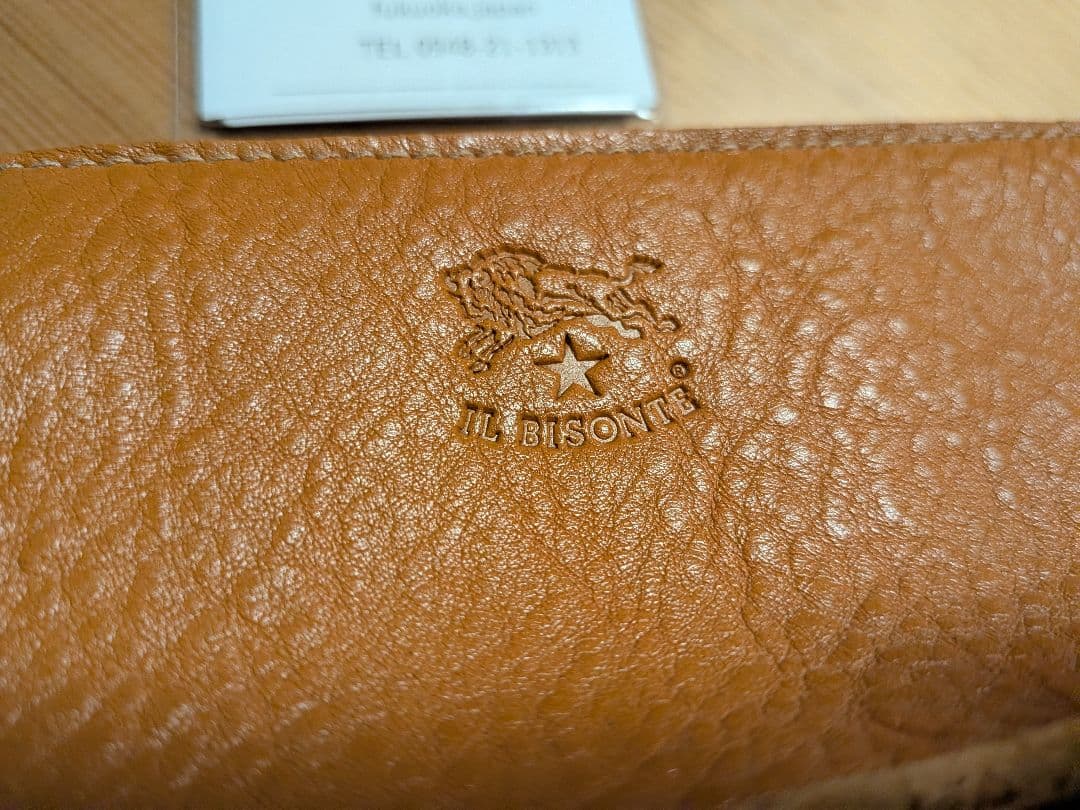 【新品未使用】IL BISONTE ペンケース（証明書つき）
