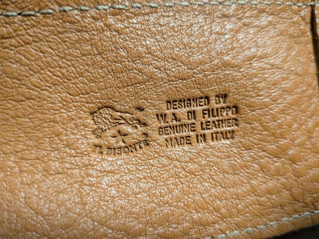 【新品未使用】IL BISONTE ペンケース（証明書つき）