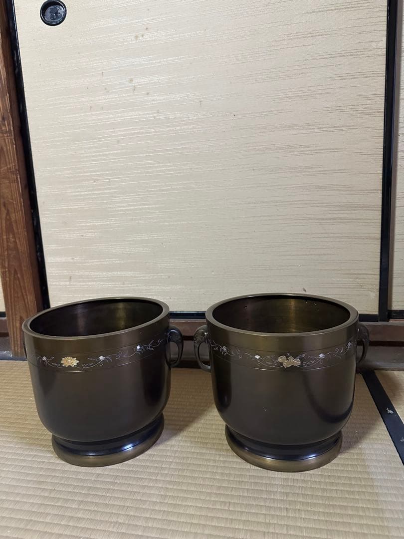 金属製火鉢2個セット