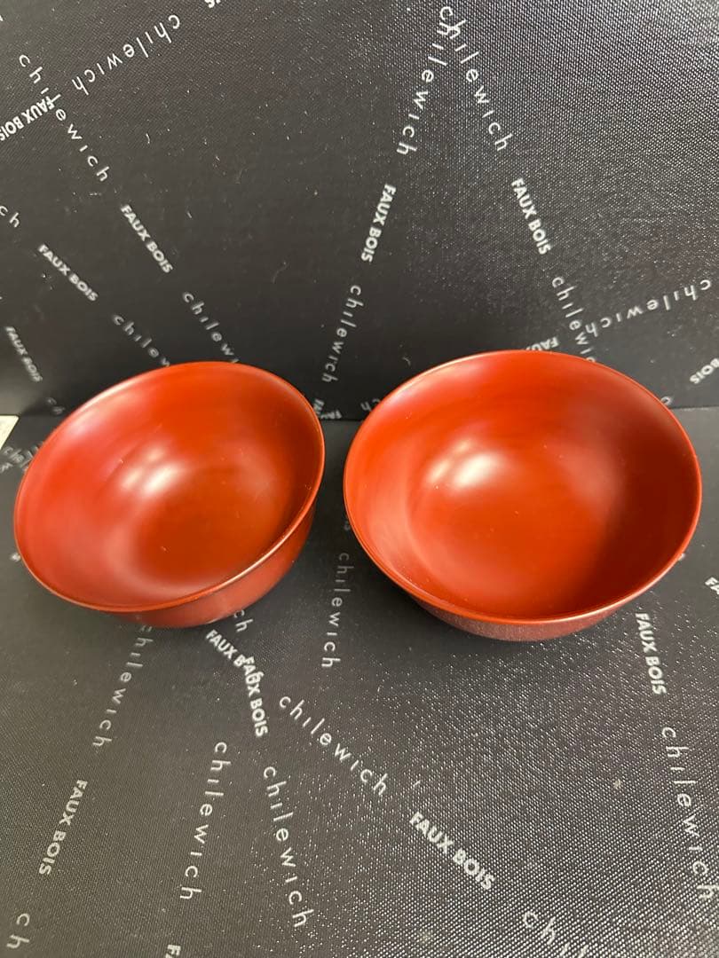 佐々木暢子 羽反椀 本朱2点