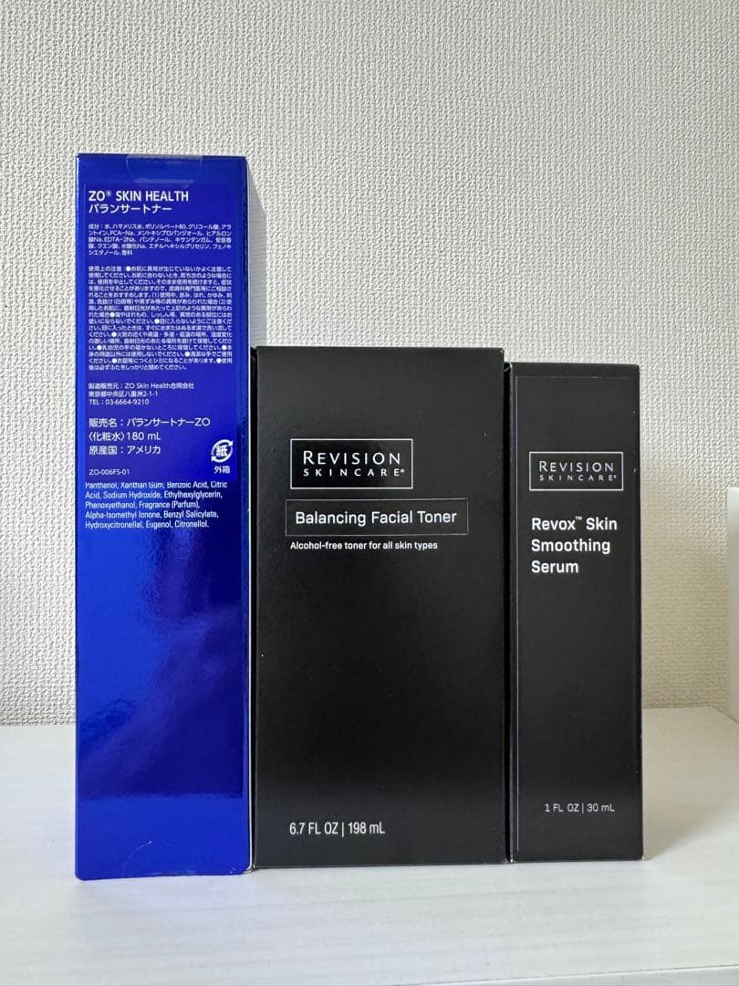 バランサートナー、バランシングフィシャルトナー、リボックススムージングセラム