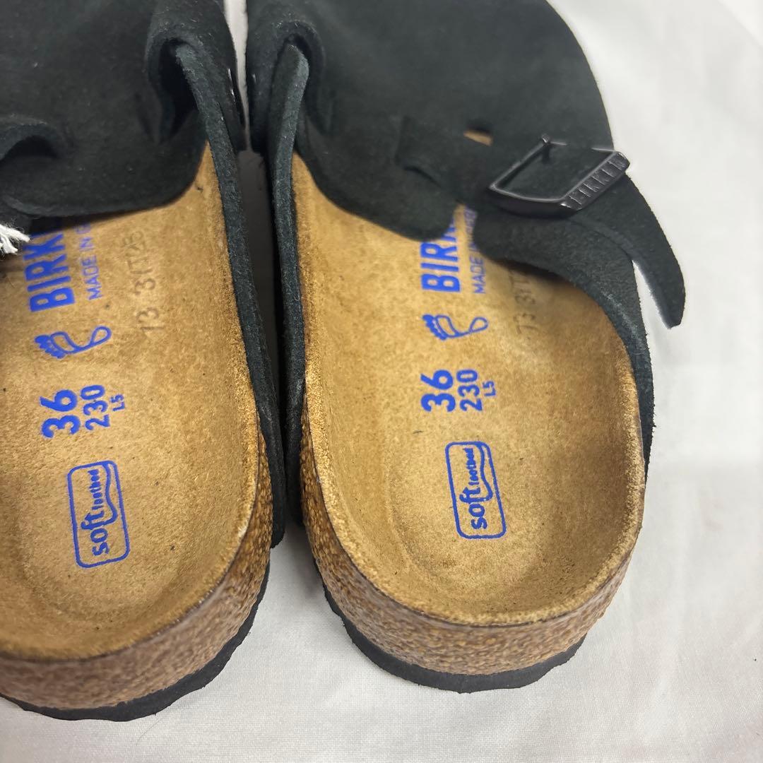 BIRKENSTOCK Boston BS ブラック サボサンダル