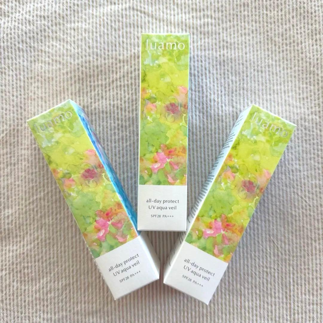 未開封luamoルアモオールデイプロテクト UVアクアヴェール 50g3個