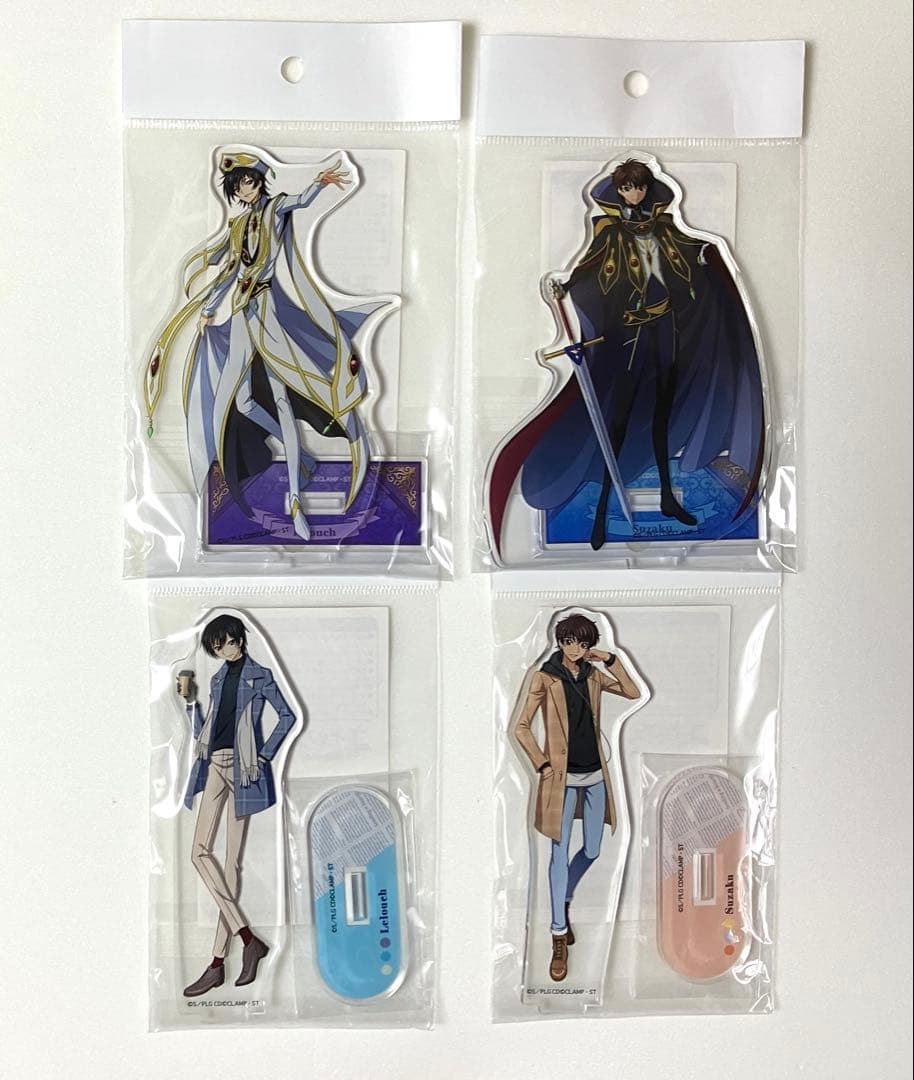 劇場版 コードギアス 反逆のルルーシュ 皇帝 スザク アクリルスタンド 4種類
