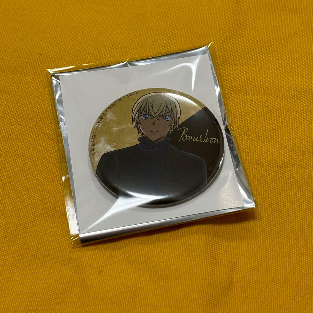 コナン　トムス　レア　缶バッジ　バーボン