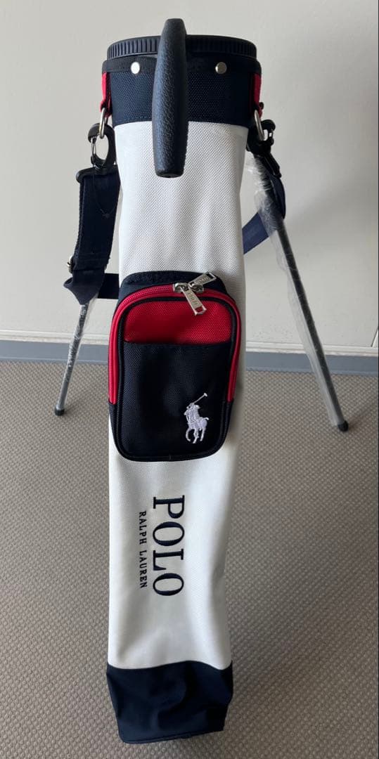 【美品】ラルフローレン ポロゴルフ セルフスタンドバック フード未使用