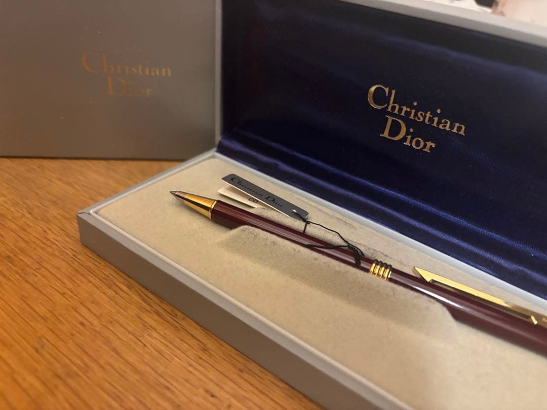 Christian Dior ボールペン 本体 ボルドー
