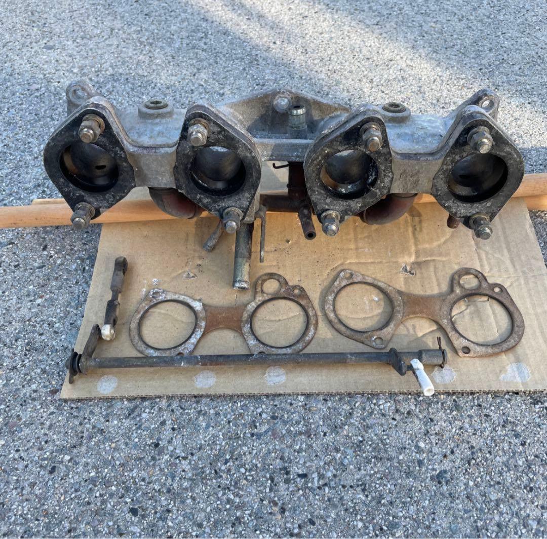 トヨタ純正ソレックス　40パイ　トヨタ2TG用　インマニ