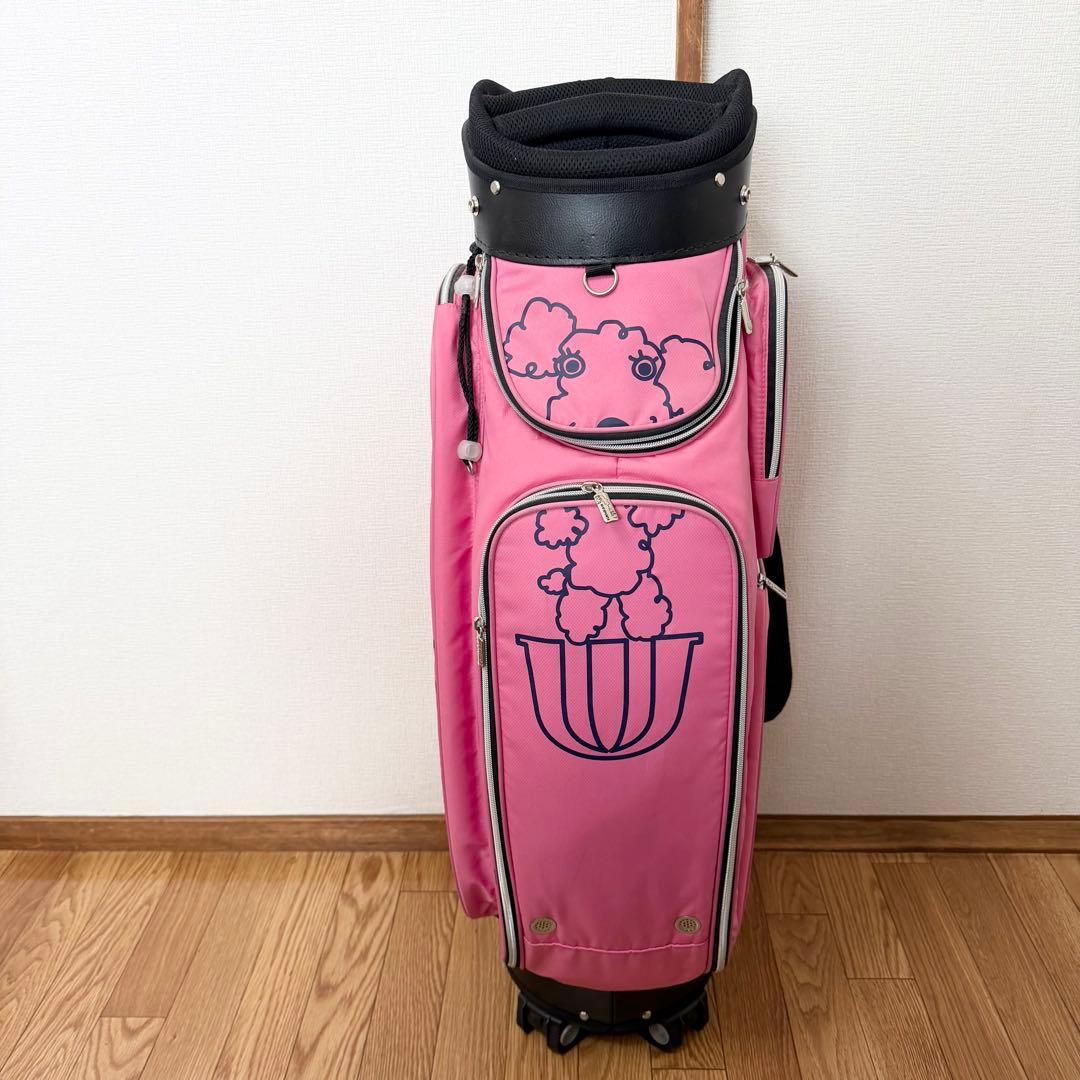 ｍu ＳＰＯＲＴＳ レディース キャディバッグ【ピンク】