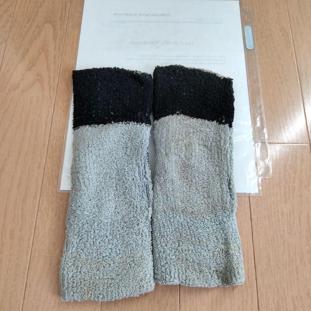 バリーボンズ 実使用リストバンド2本