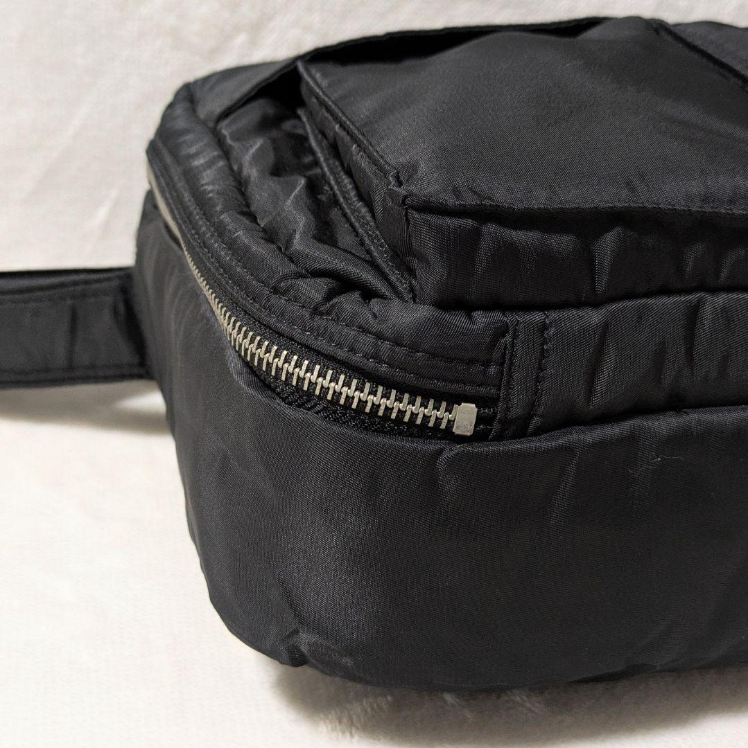 ポーター タンカー ショルダーバッグ 2層 黒 PORTER TANKER