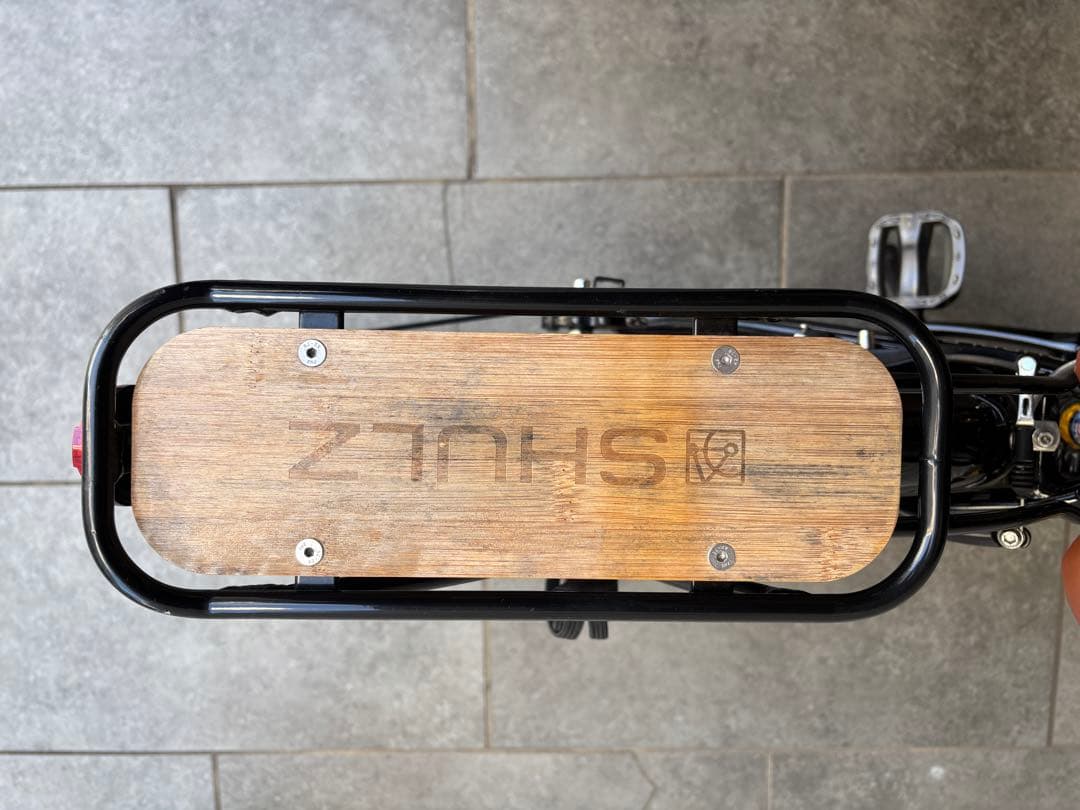 SHULZ Bubble 20 ブラック　ベルトドライブ　キッズ自転車 かご付