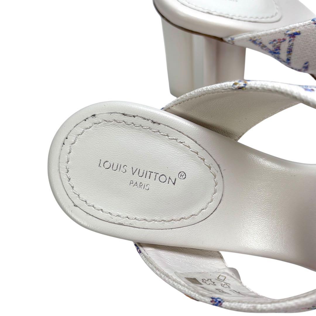 美品 LOUIS VUITTON シルエット ミュール モノグラム 37