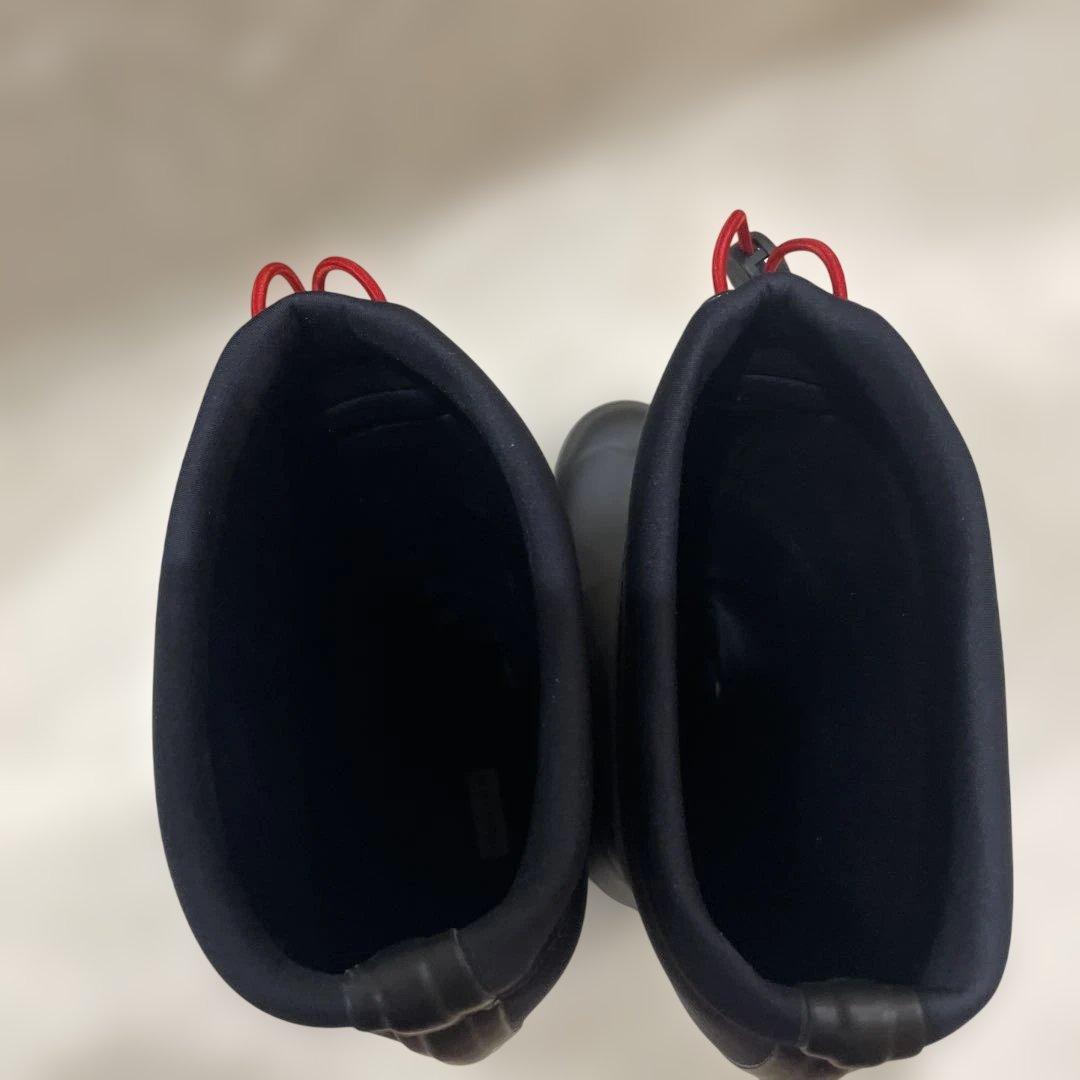 美品HUNTER ハンターレインブーツ　長靴　ブラック24.5センチUS8