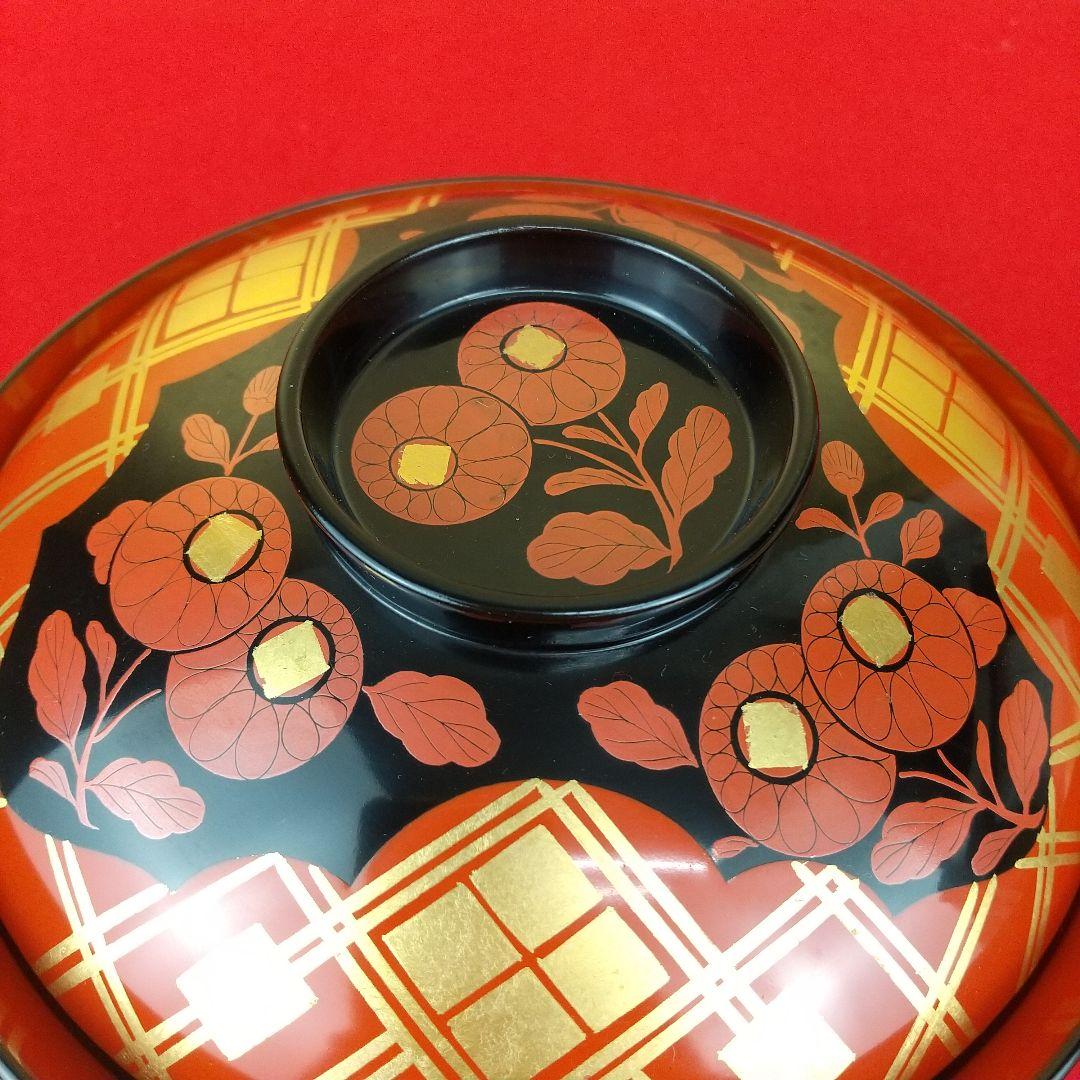 【お値下げしました！】輪島塗　秀衡蒔絵煮物椀　大向高州堂　10客