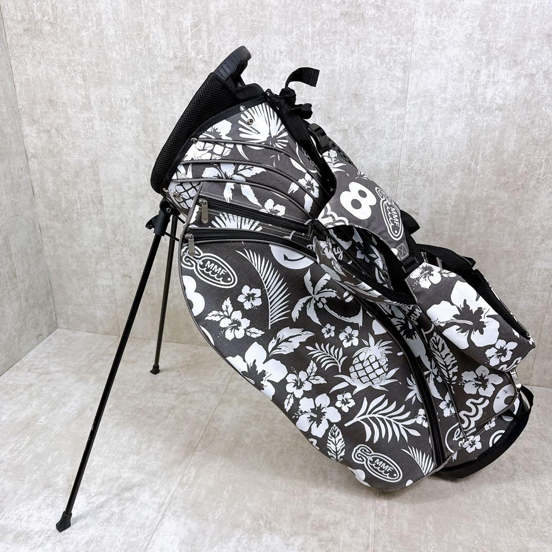 美品 MUTA MARINE ムータマリン スタンド キャディバッグ アロハ柄