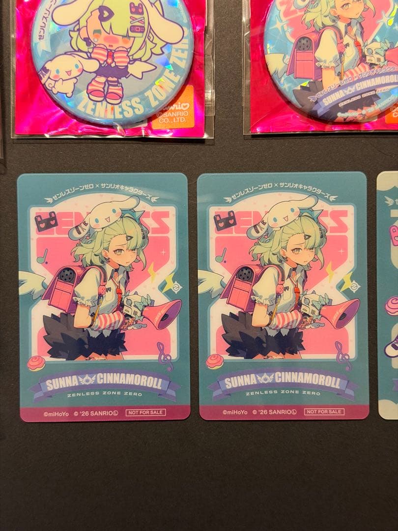 ゼンレスゾーンゼロ × サンリオ 千夏 シナモロール 特典 まとめ売り