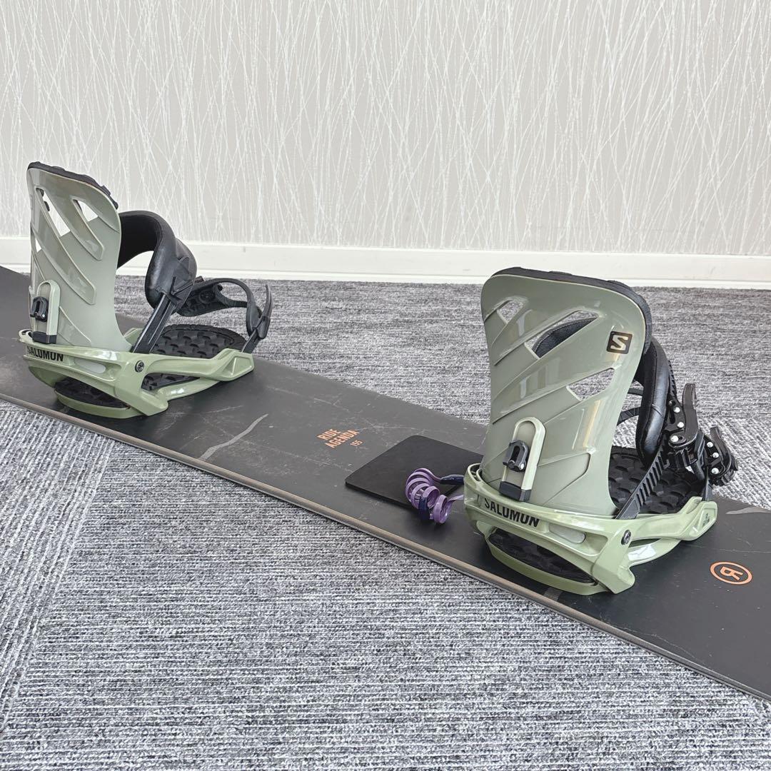 84美品❗️超豪華❗️RIDE/サロモン メンズスノーボードセット★155cm
