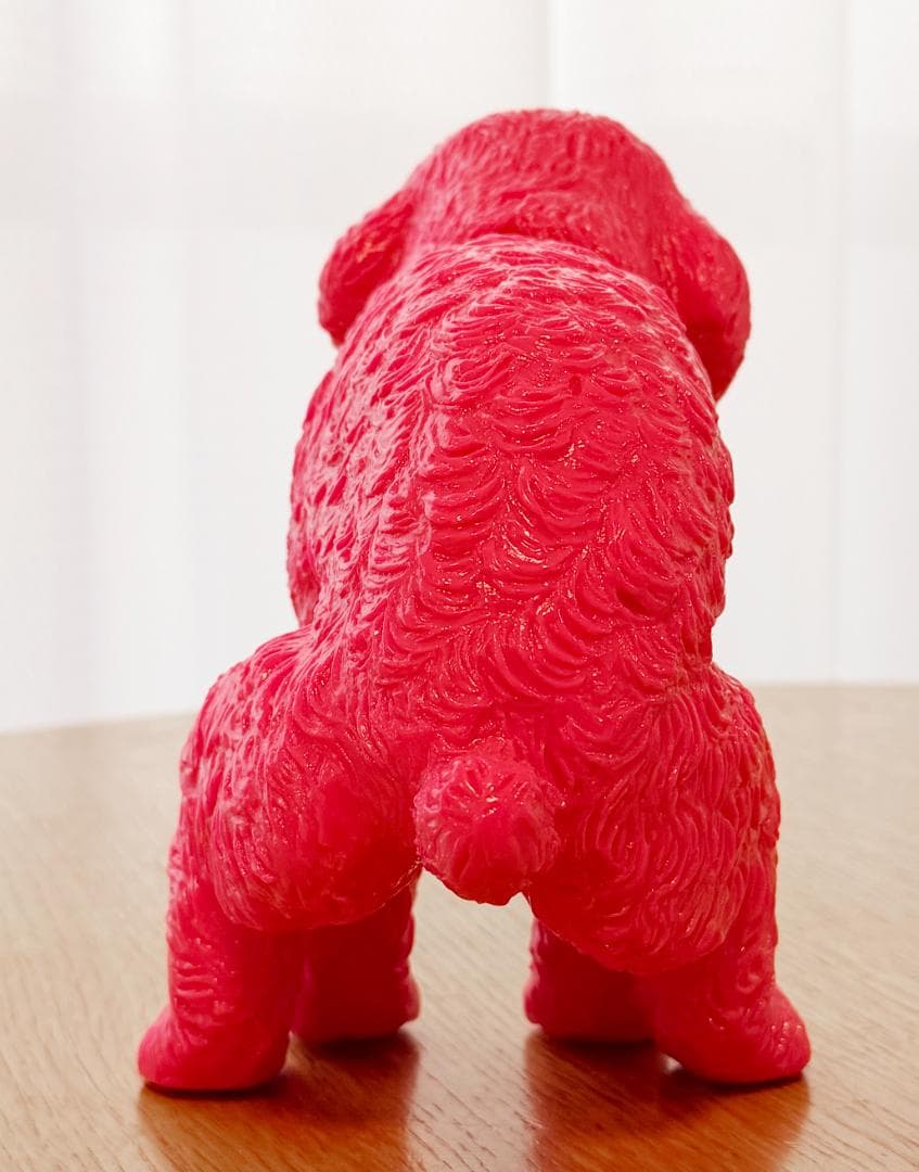 【超希少・限定品】Squatting Dog いきむ犬 ソフビ トイプードル