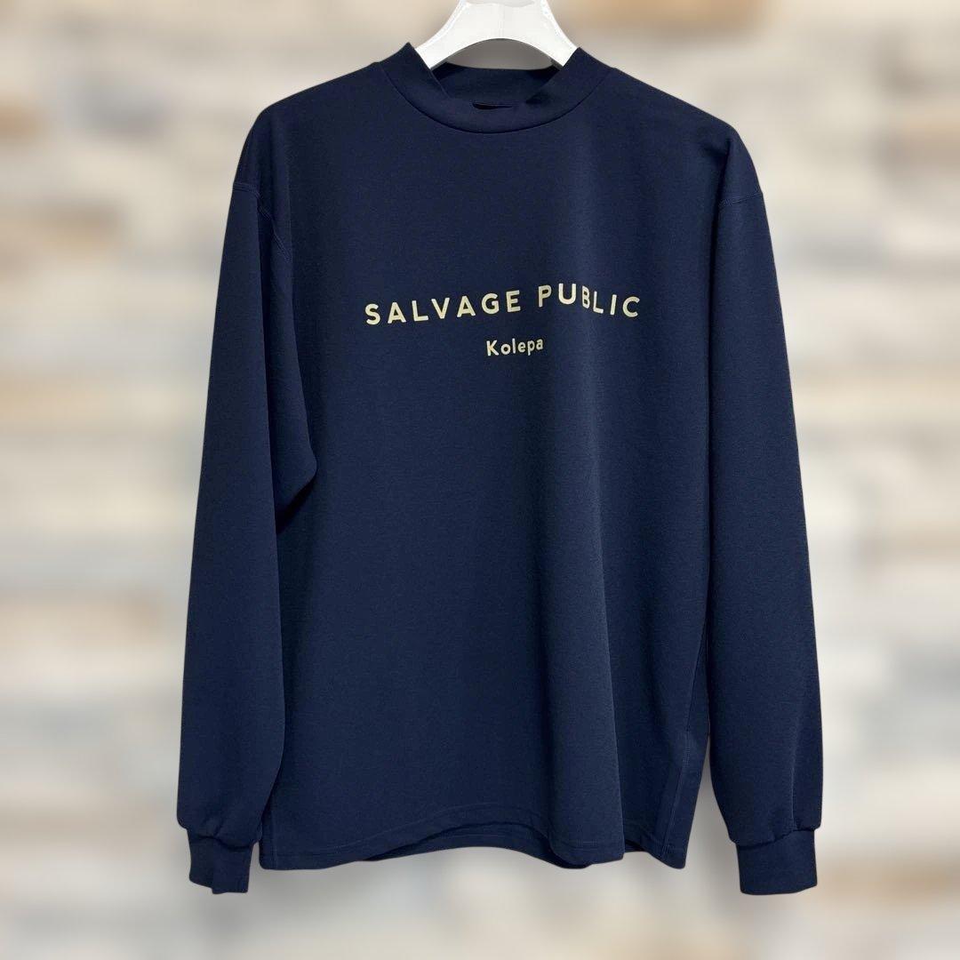 サルベージパブリックコレパ　モックネックシャツ　サイズM