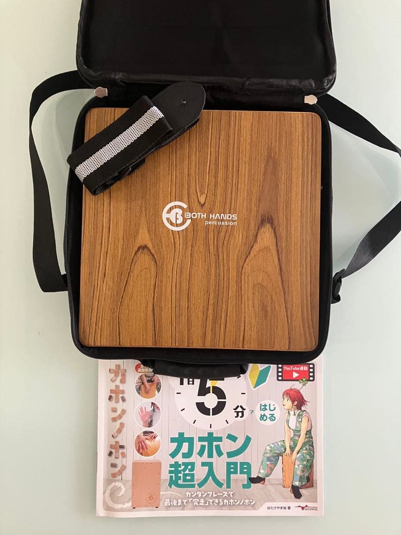 BothHands BHC-CT トラベルカホン＋ケース、ストラップ、カホン本付