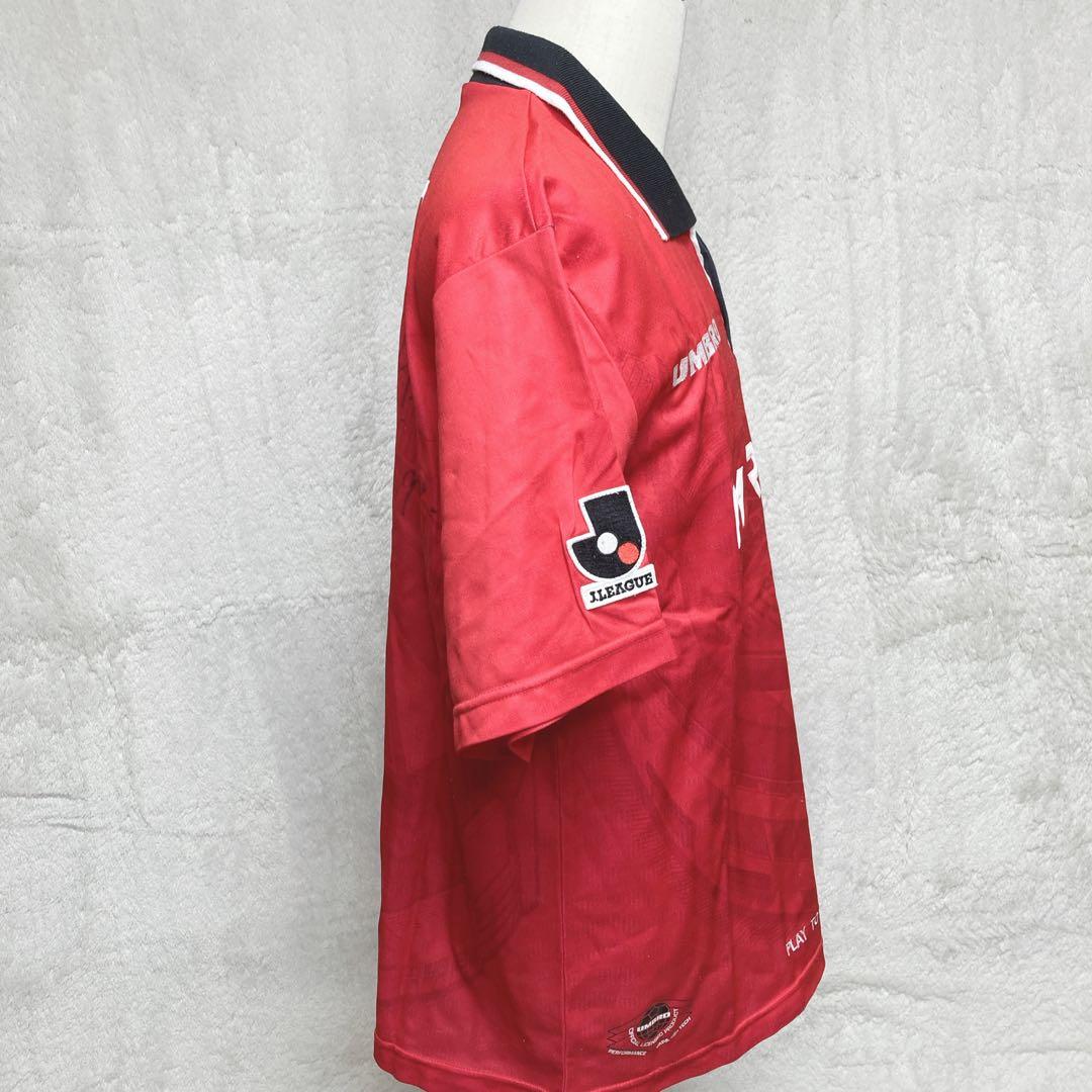 浦和レッズ 1997年 ホーム ユニフォーム Lサイズ アンブロ 直筆サインあり