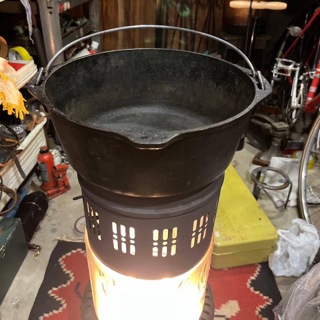 ヴィンテージLODGEダッチオーブン　五徳付き！！