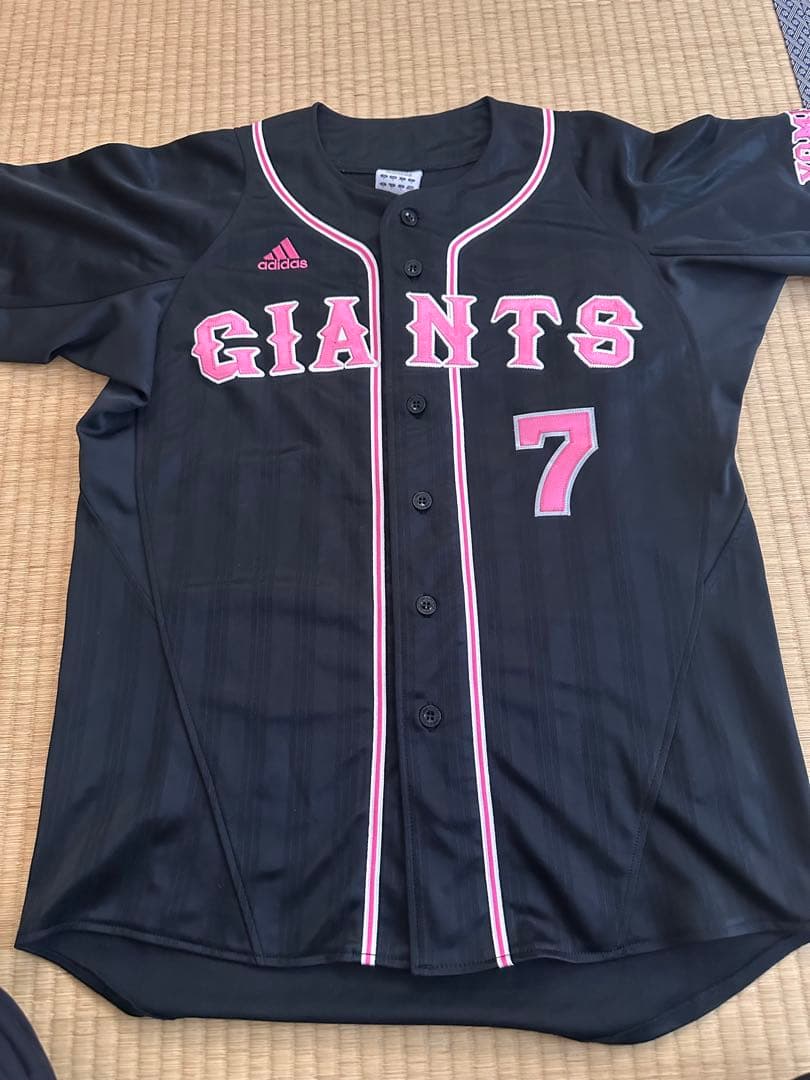 長野久義　読売ジャイアンツ　ピンクユニフォーム adidas