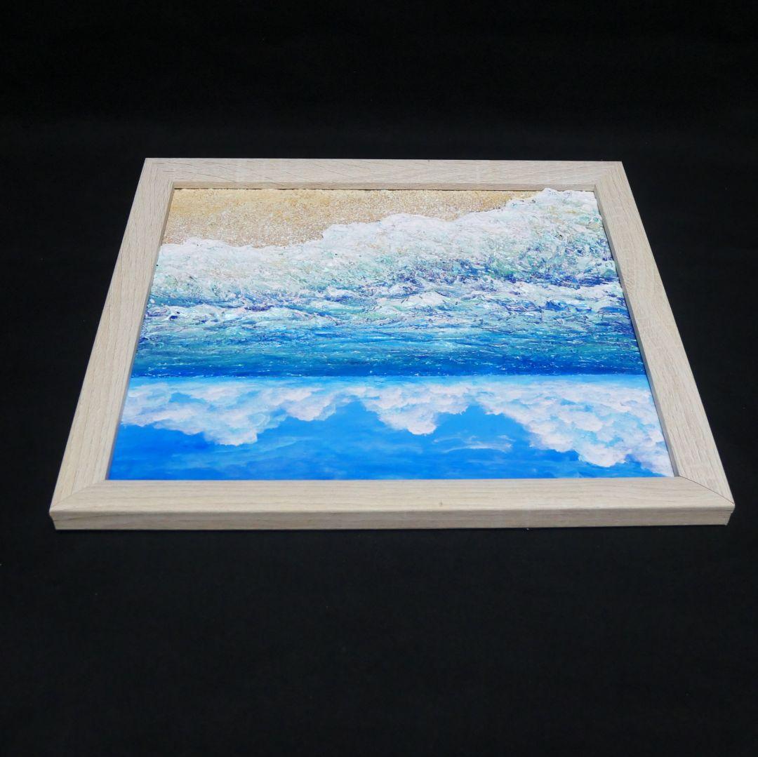 油絵 油彩 油彩画 絵 絵画 【真夏の海】