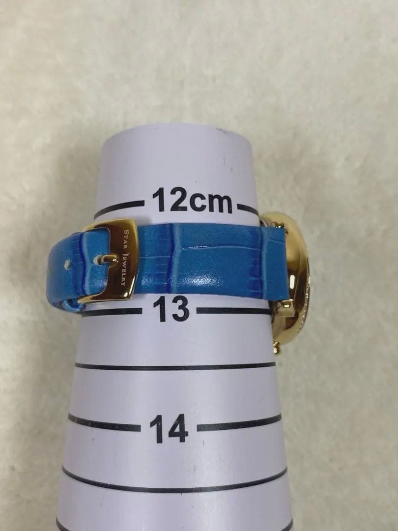 【美品】STAR JEWELRY スタージュエリー　ストーンフェイス　腕時計