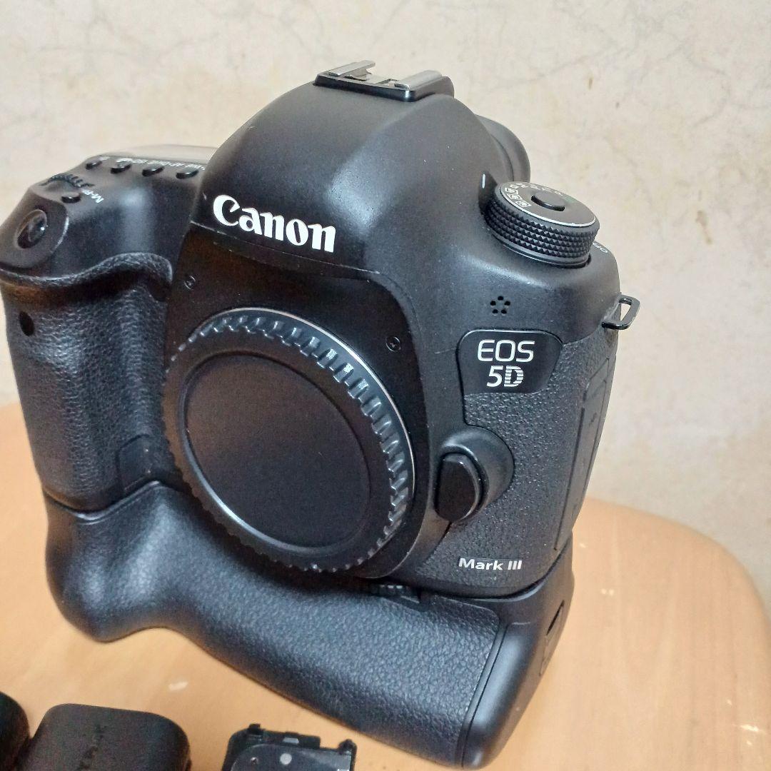 Canon EOS 5D Mark III 純正グリップBG-E11付き