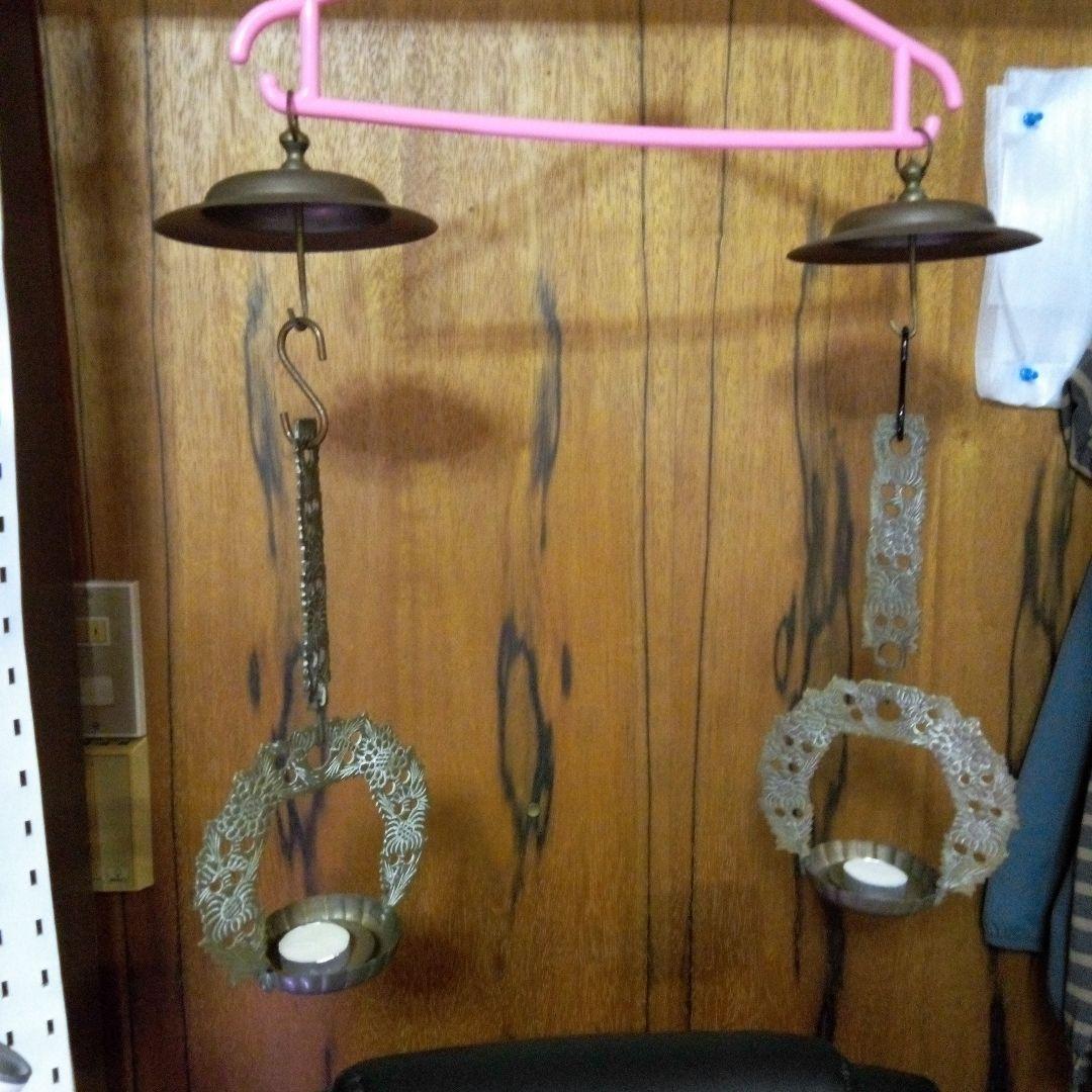 キャンドルホルダー　ティーライトキャンドル　２個セット