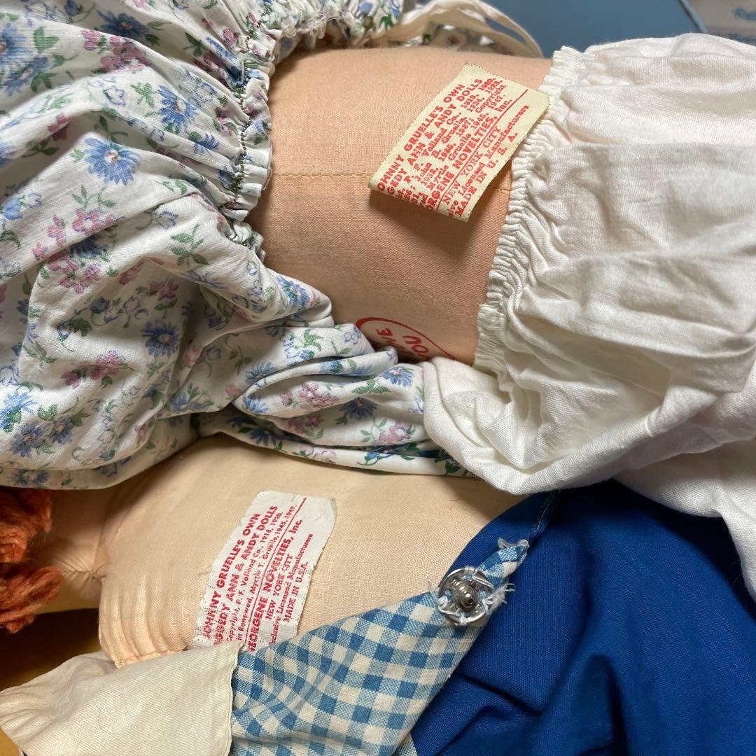 304♡ラガディ・アン＆アンディ　ジョジーン社　アンティークドール　激レア