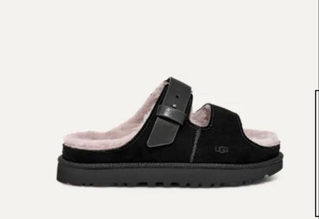 くり グリーンポート ストラップ スライド ugg ムートンサンダル