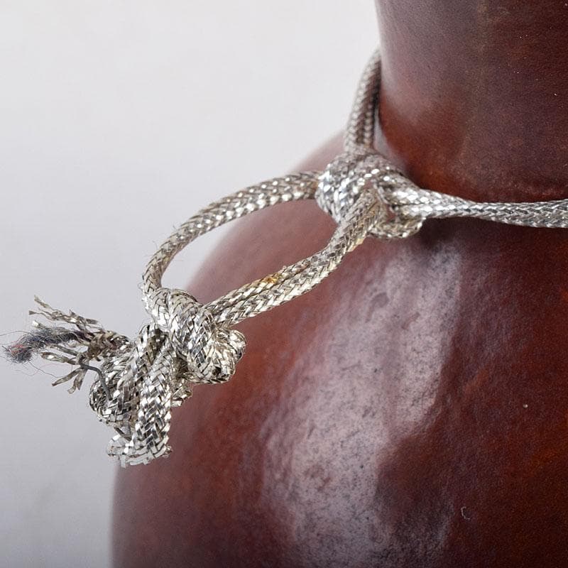 茶道具　中村宗哲作　利休好　瓢箪花生　裏千家十四代淡々斎極め箱　M　R8864