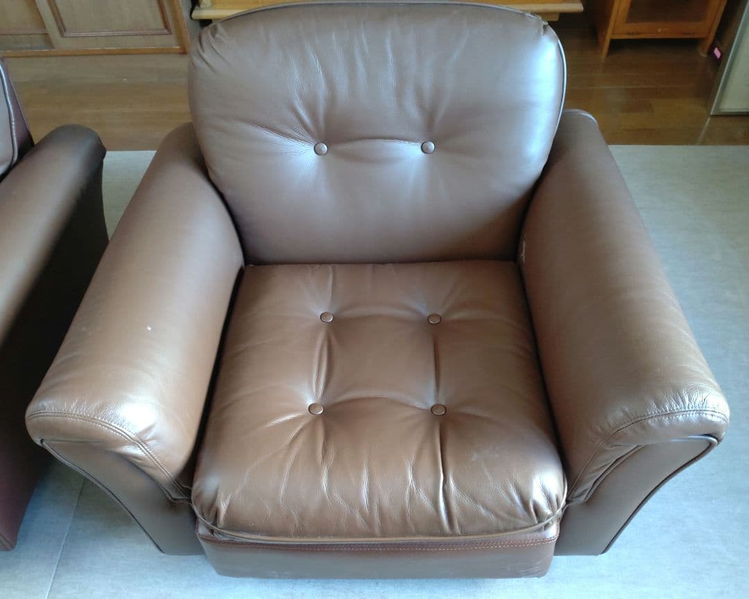 ジョー　シングルソファ　本革