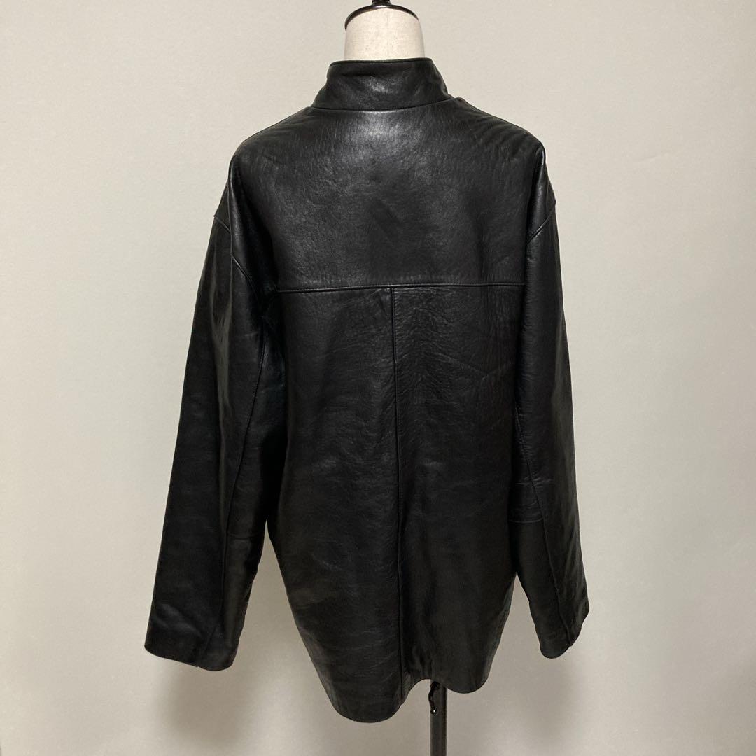 【希少美品】オンワード樫山　ラムレザージャケット　羊革100%　大きいサイズ