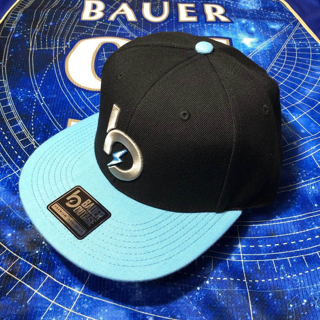 横浜DeNAベイスターズ　バウアー　BAUER OUTAGE　キャップ　ブルー