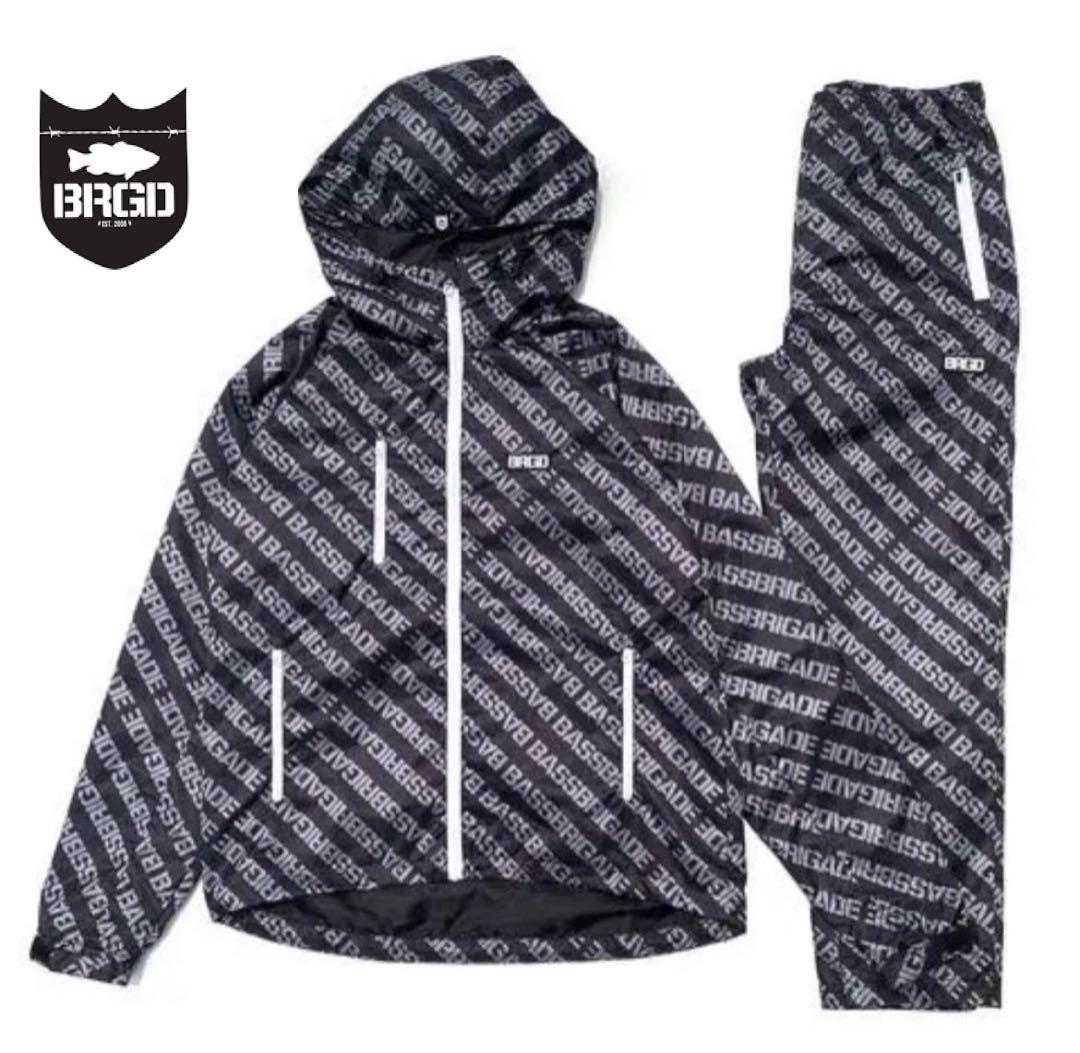 美品！Mサイズ！ブラック！バスブリゲード パッカブルタイプ セットアップ