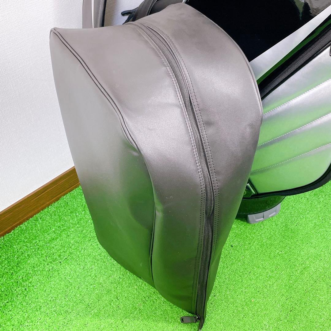 美品　NIKE キャディバック　ブラックxシルバー　GF3006 9型　黒