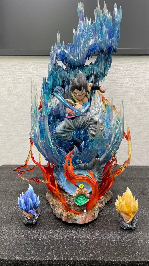 限定絶版ドラゴンボールゴジータガレージキットスタチュー1/6サイズシリアル付