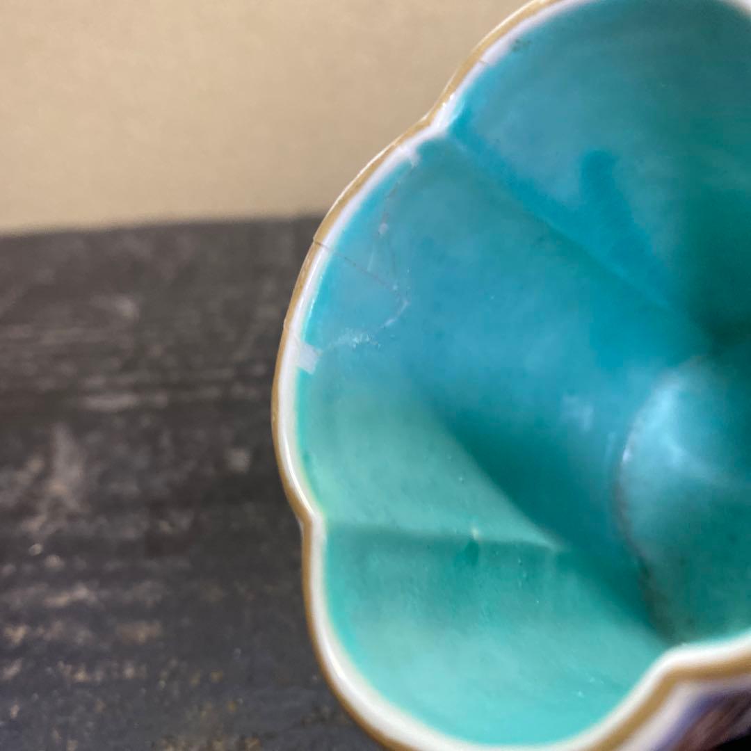 中国古玩粉彩唐人物色絵香炉【桐箱付】