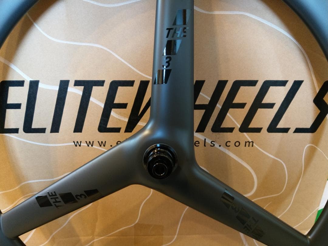 【美品】ELITEWHEELS　3スポークホイール フロント