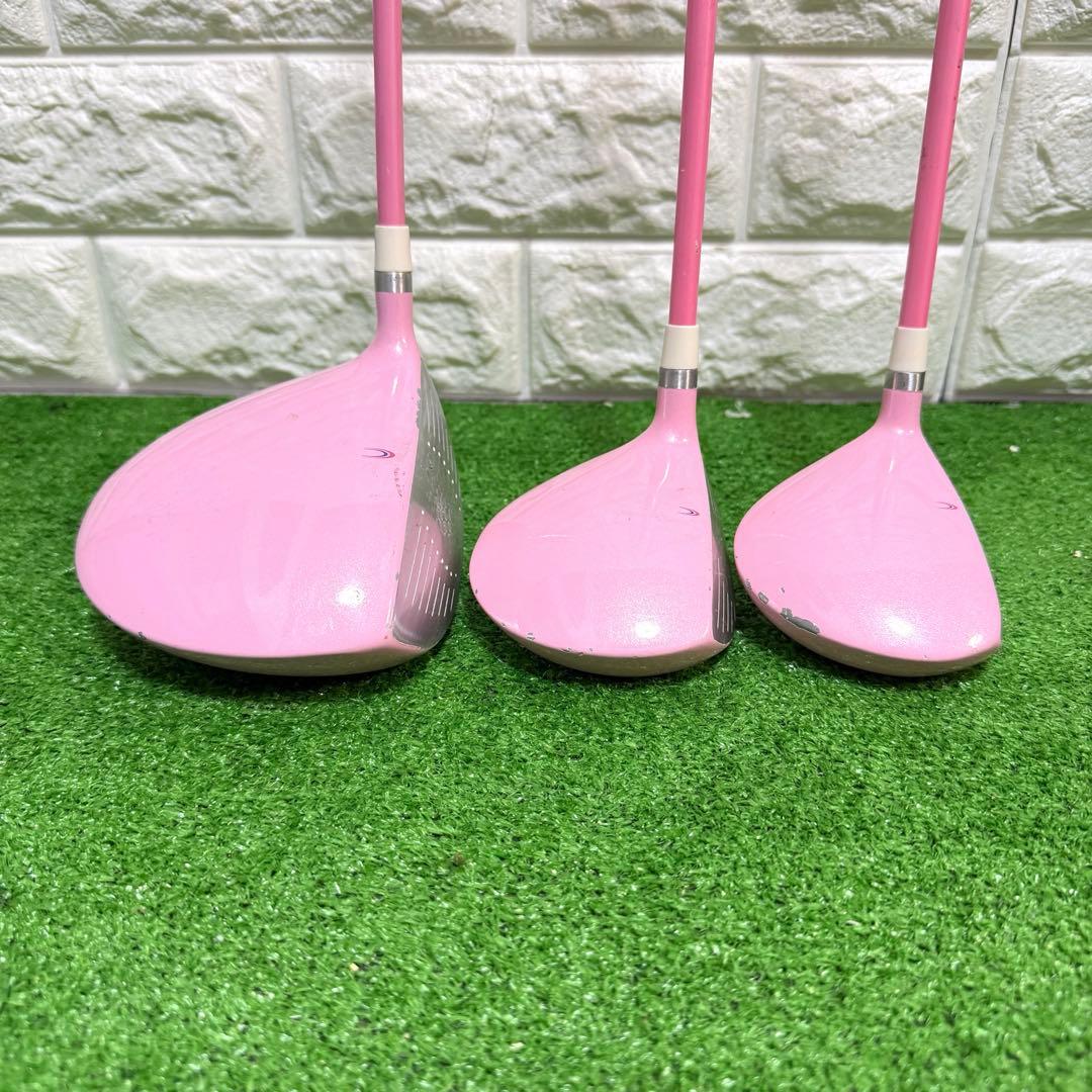ゴルフセット　レディース　FOUNDERS チッパー付　ラウンド仕様　すぐ使える