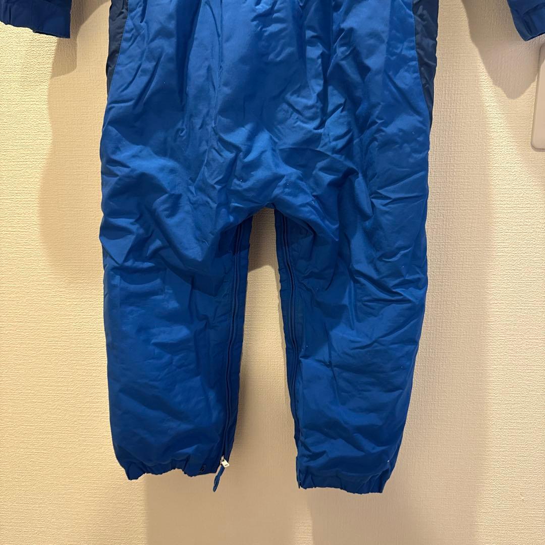 mont-bell 子供用 フード付きジャンプスーツ 青　110