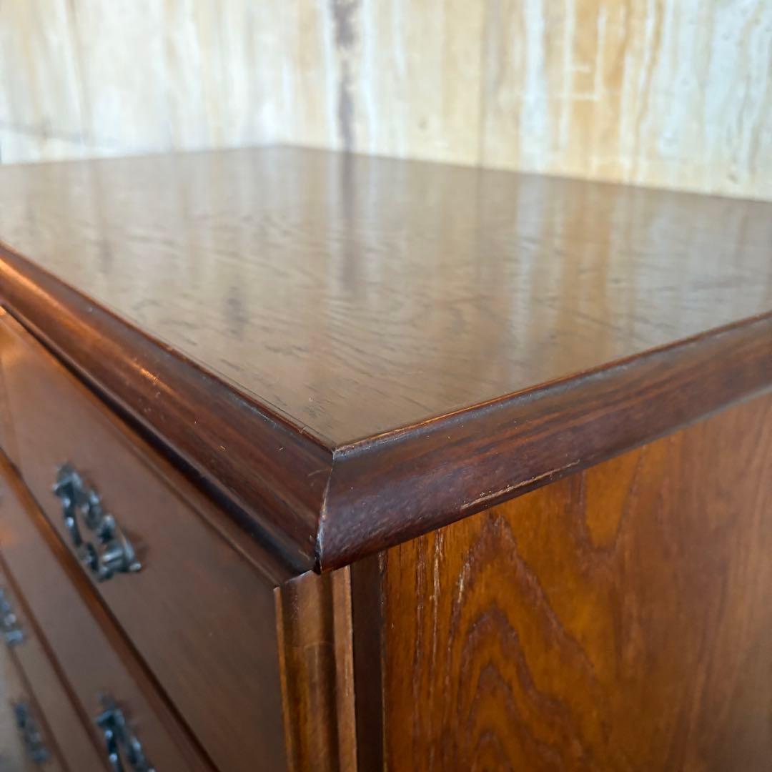 越後民芸家具　5段チェスト　6杯　民芸箪笥　クラシカル　①