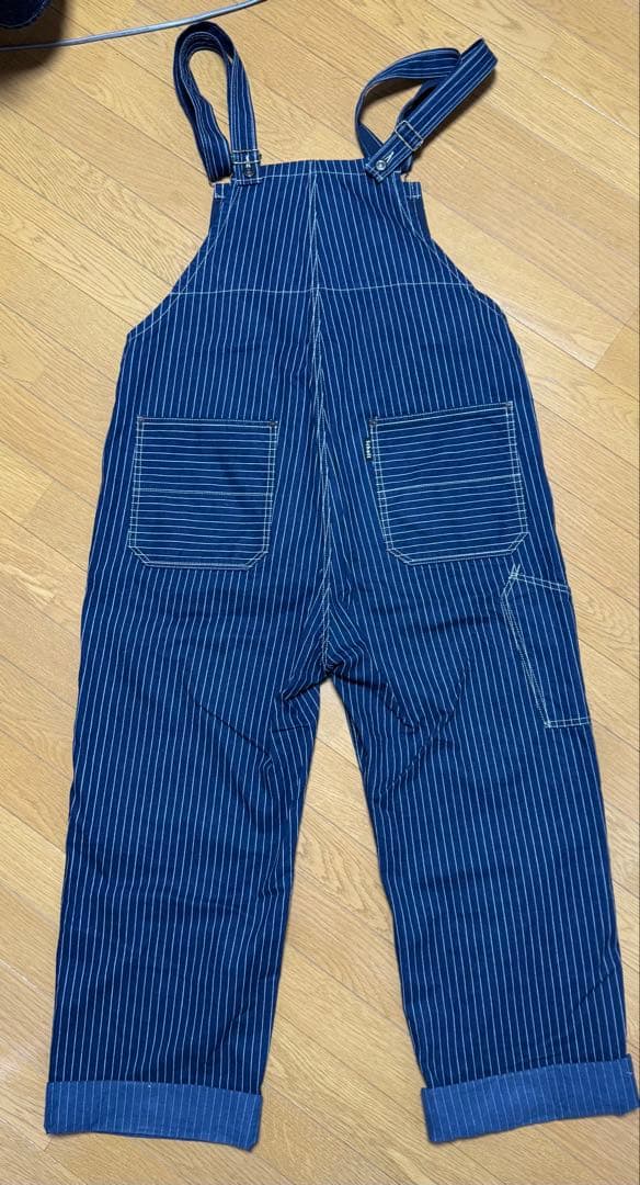 【XL】Schott オーバーオール インディゴ