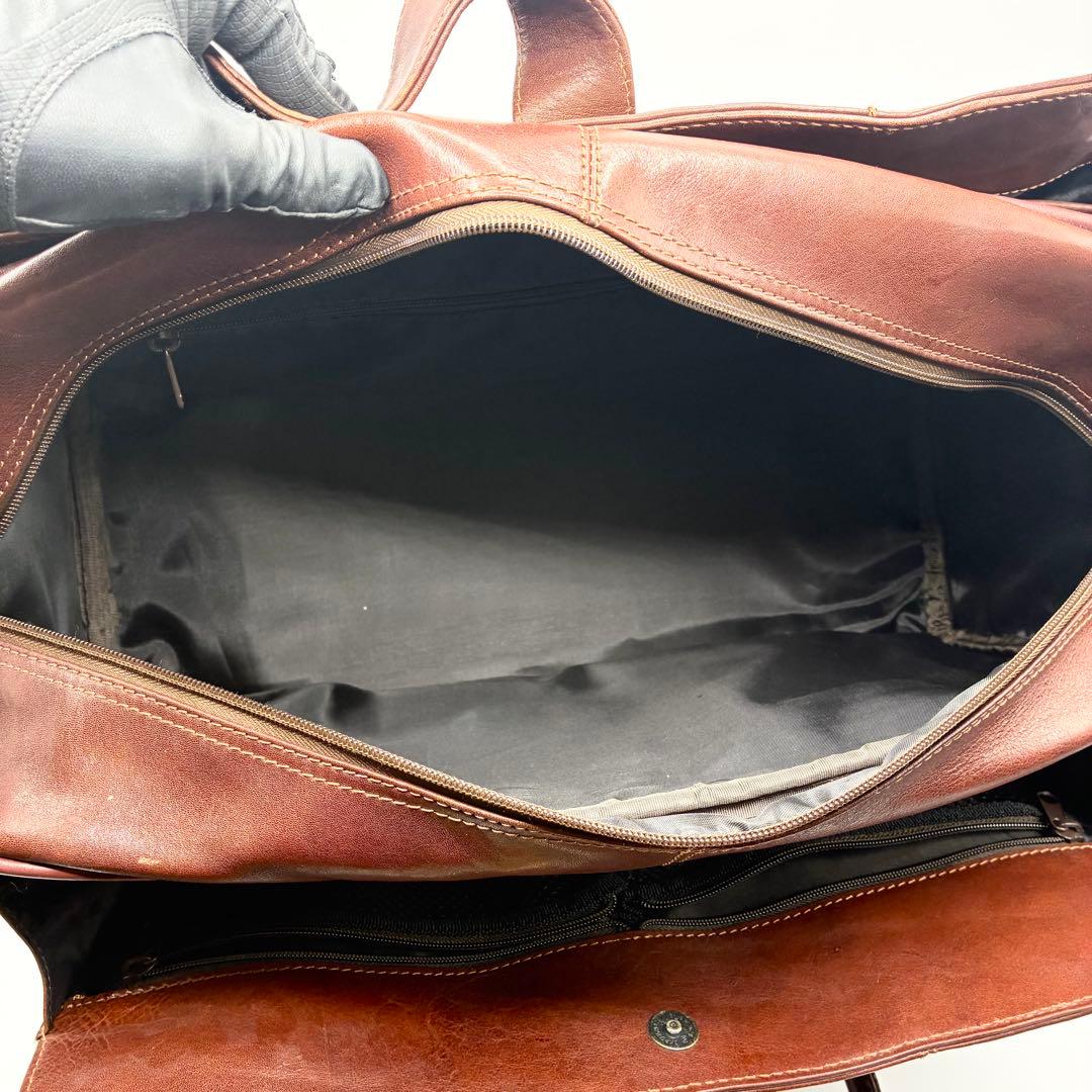 【極美品】⭐️スノビスト Snobbist オールレザーボストンバッグ 2WAY