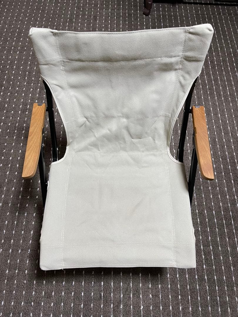 カ*タ様 スノーピーク　ローチェアショート　アイボリー　収納ケース・ドリンクホル